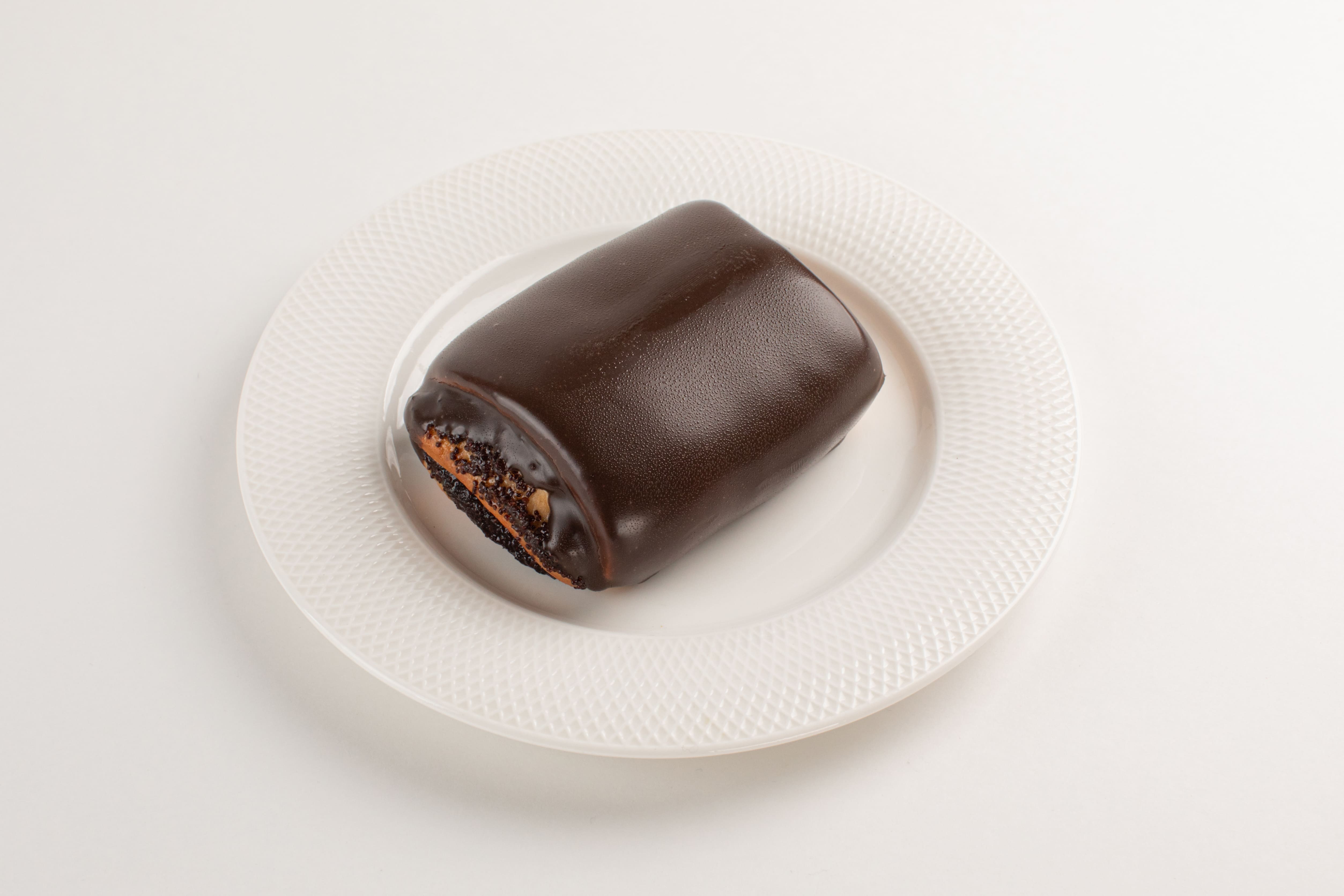 Маковая булочка в шоколаде