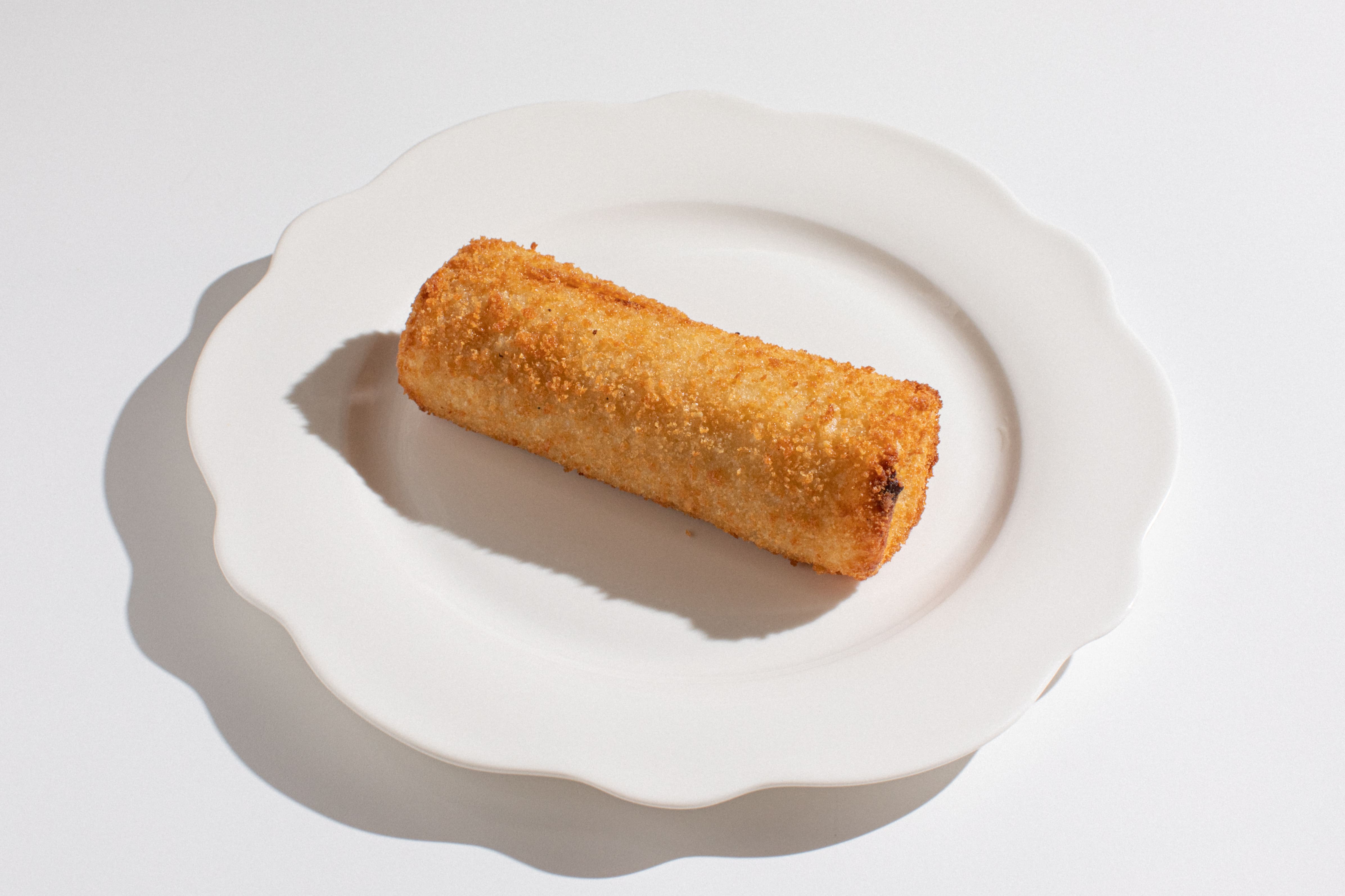 Блинчик с начинкой из яблок и брусники