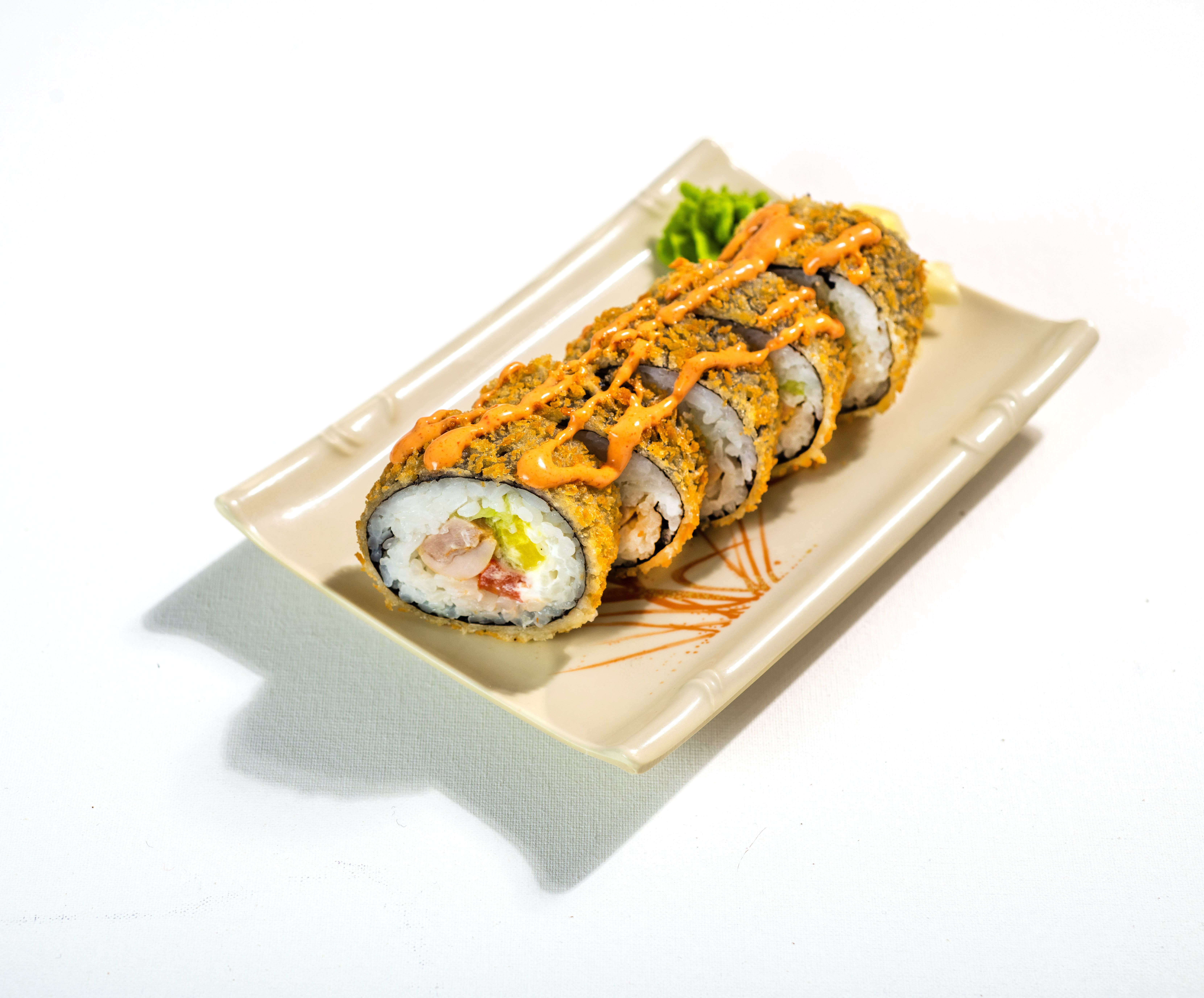 Горячий ролл с курицей