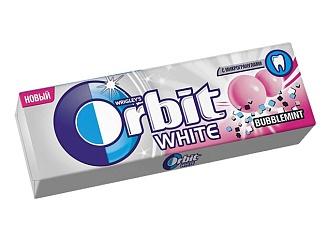 Жевательная резинка Орбит без сахара "Баблминт"