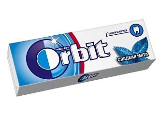 Жевательная резинка Орбит без сахара "Сладкая мята"
