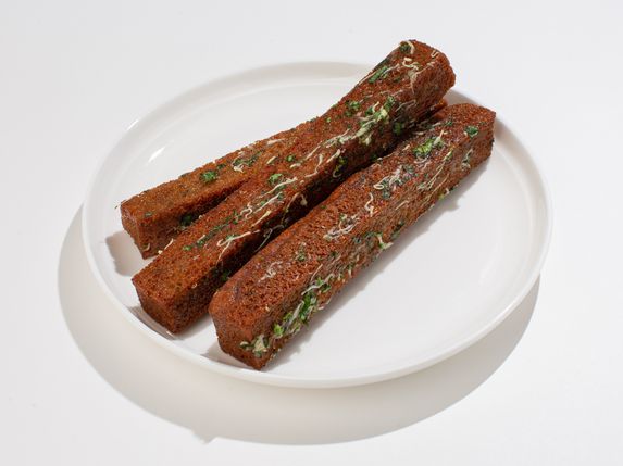 Гренки ржаные с чесноком