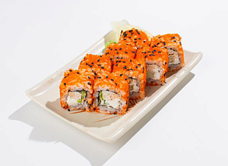 Ролл с крабовым мясом и сыром 