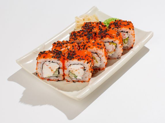 Ролл Калифорния с крабом