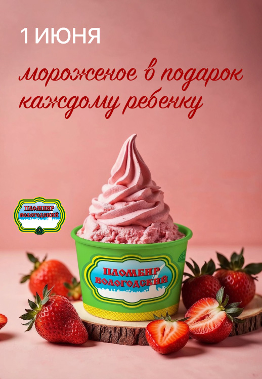 Мороженое в День защиты детей в МУ-МУ