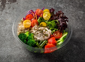 Боул с риетом из тунца